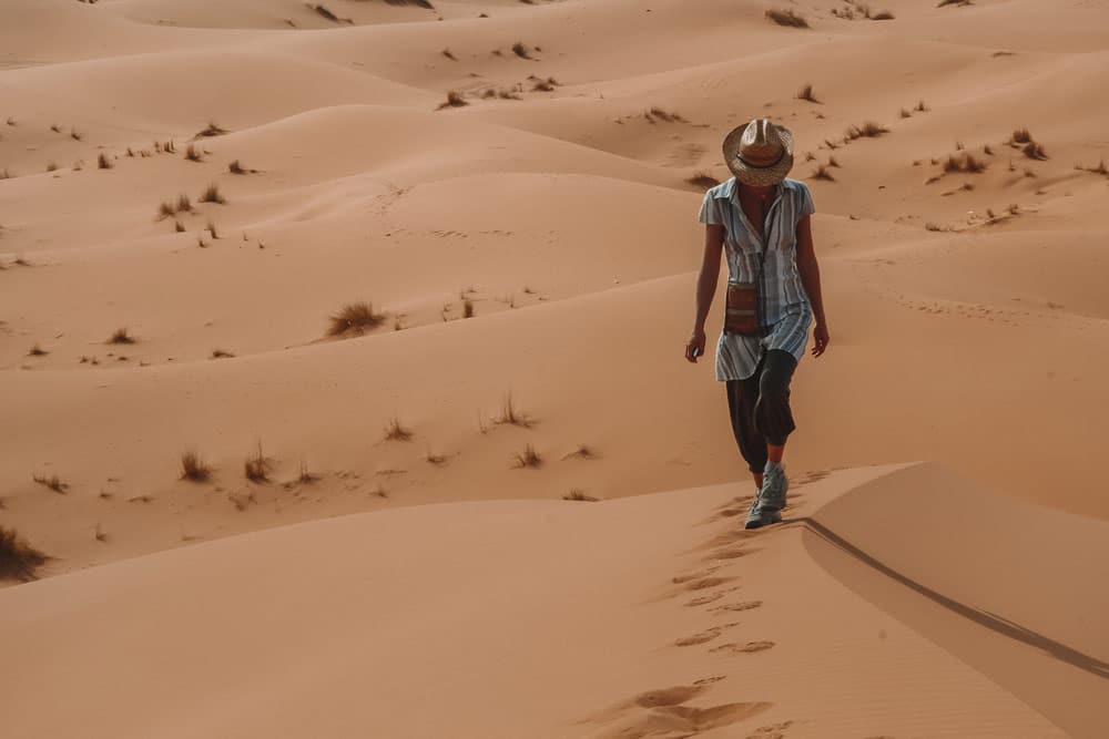quel est le meilleur itinéraire au Maroc désert de Merzouga