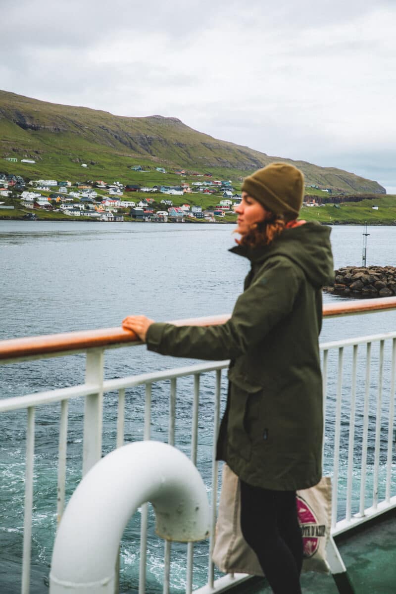 prendre le ferry aux iles feroe