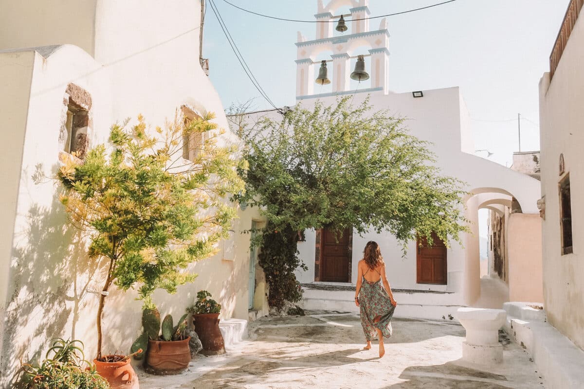 où aller à Santorin blog voyage